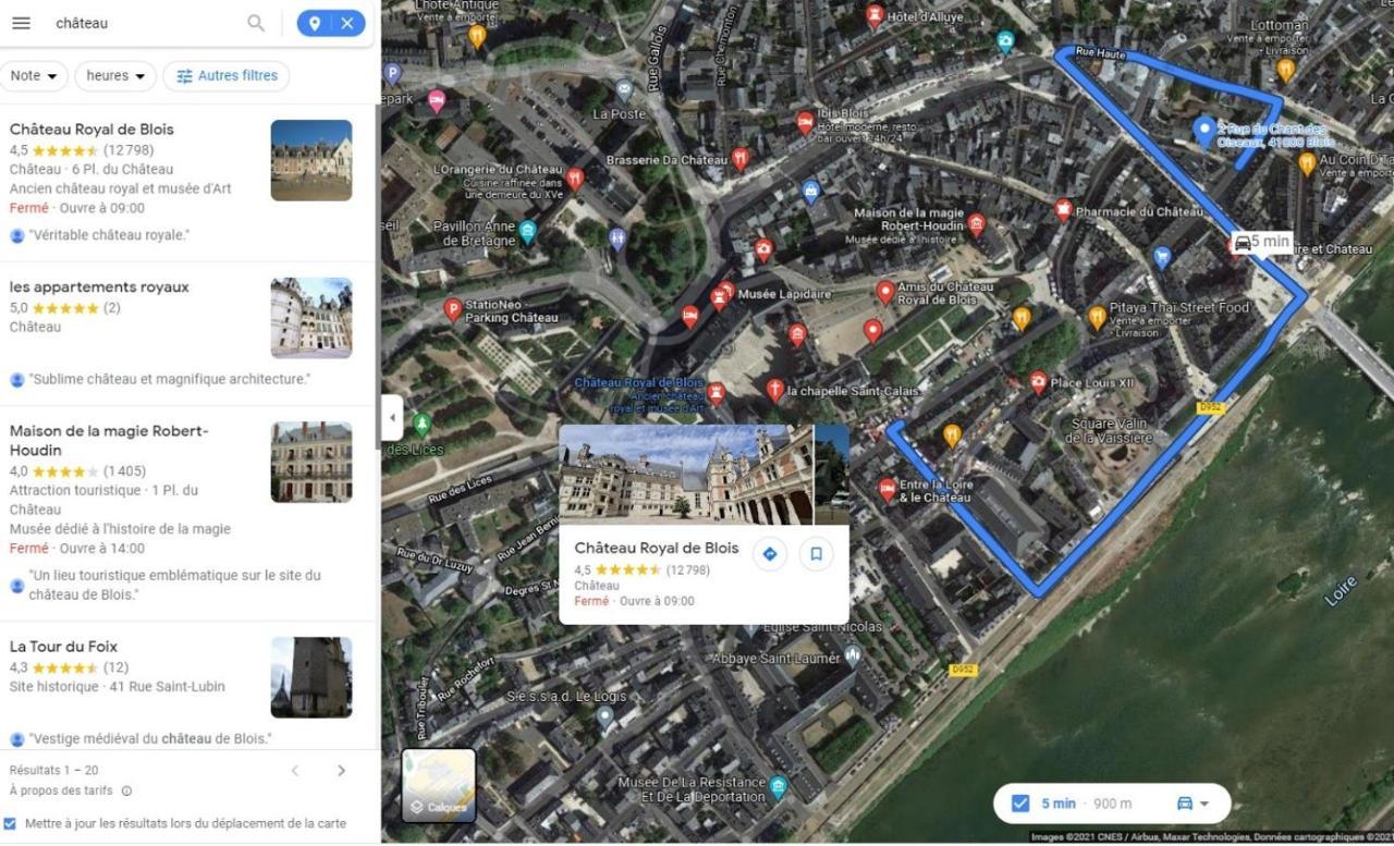 Appart Cosy Hypercentre Blois 5Mn Chateau Parking Voiture Velos Eksteriør bilde